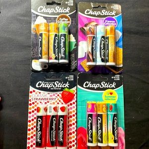 4 Packs of Chapsticks